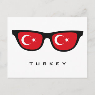 Turquie Shades texte personnalisé et carte postale