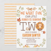 Turquie Thankesgiving Deuxième invitation (Devant / Derrière)