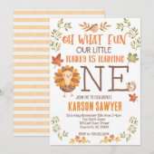 Turquie Thankesgiving Première invitation (Devant / Derrière)