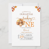 Turquie Thanksgiving thème Anniversaire invitation (Devant)