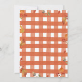 Turquie Thanksgiving thème Anniversaire invitation (Dos)