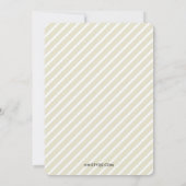 Turquie Wishbone Moderne Thanksgiving Invitation (Dos)