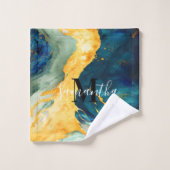 Turquoise (Gant de toilette)