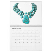 Turquoise 12 maanden 2026 Kalender (Feb 2026)