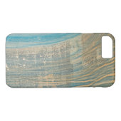 turquoise abstracte streaks Case-Mate iPhone case (Achterkant (Horizontaal))
