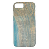 turquoise abstracte streaks Case-Mate iPhone case (Achterkant)