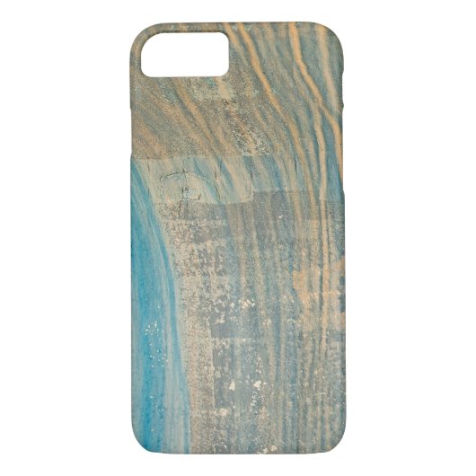 turquoise abstracte streaks Case-Mate iPhone case (Achterkant)