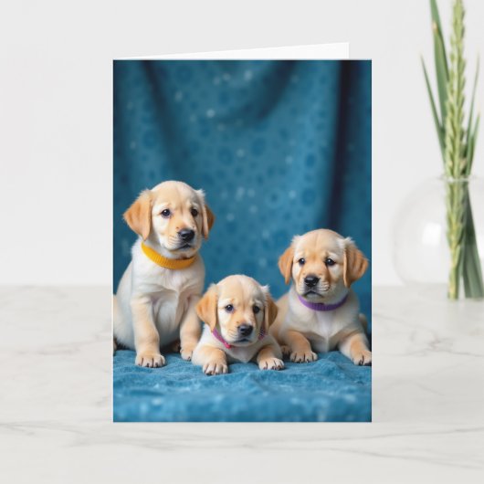 Turquoise Achtergrond Vaderdag Kaart (Voorkant)