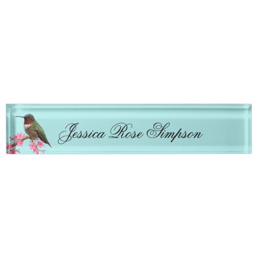 Turquoise acrylique de plaque signalétique de (Devant)
