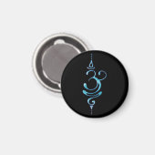 Turquoise Ademhalen Magneet (Voorkant / Achterkant)