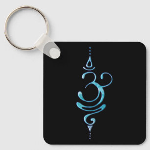 Turquoise Ademhalen Sleutelhanger