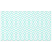 Turquoise and white diamond pattern tafelkleed (Voorkant (Horizontaal))