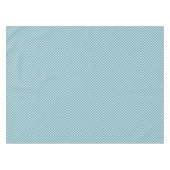 Turquoise and White Gingham Checkered Tafelkleed (Voorkant (Horizontaal))