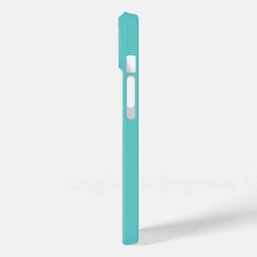 Turquoise  ankermonogram Case-Mate iPhone case (Achterkant / Links)