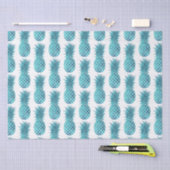 Turquoise Aqua tropische ananas Tissuepapier (Craft)