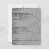 Turquoise arbre des coeurs carte RSVP de mariage (Dos)