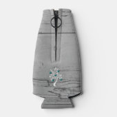 Turquoise Arbre des Coeurs Glacière de bouteille p (Dos)