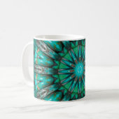 Turquoise Art 1 Mok (Voorkant links)