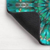 Turquoise Art 1 Mousepad Muismat (Hoek)