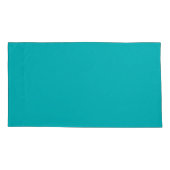 "Turquoise" Art Nouveau Monogram Kussensloop (Achterkant-Links)