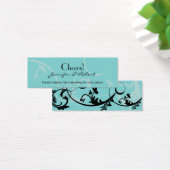 Turquoise avec billet de boisson Mariage Black Swi (Bureau)