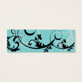 Turquoise avec billet de boisson Mariage Black Swi (Dos)