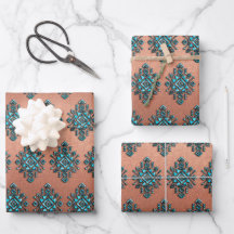 Turquoise Aztec-symbool