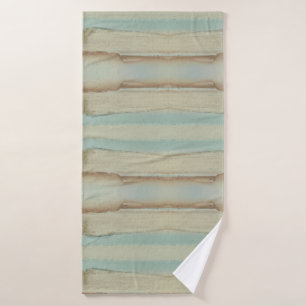 Turquoise badhanddoek