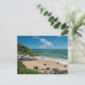 Turquoise Beach Briefkaart (Staand voorkant)