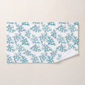 Turquoise Beach Coral Reefs Motifs (Serviette à main)