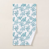 Turquoise Beach Coral Reefs Patronen Bad Handdoek (Handdoek)