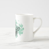 Turquoise Betta Fish Bone China Mug (Droite)