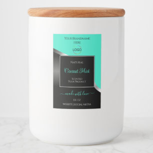 Turquoise Black Wavy Silver avec Étiquettes de pro