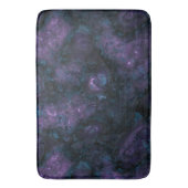 Turquoise blauw en amethist Stone Badmat (Voorkant Verticaal)