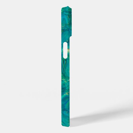 Turquoise blauw groen oceaanwater abstract Case-Mate iPhone case (Achterkant / Rechts)