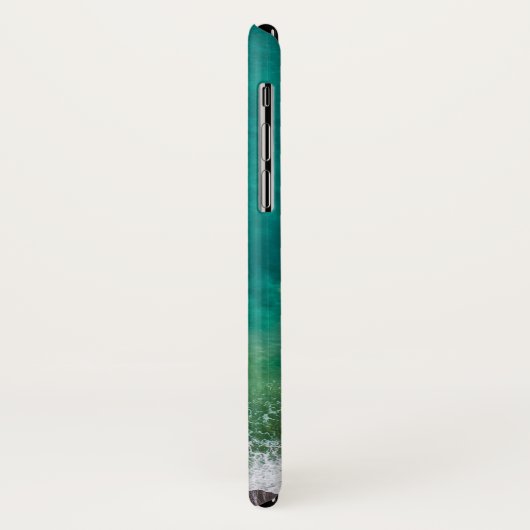 turquoise blauw strand Case-Mate iPhone case (Achterkant/links)