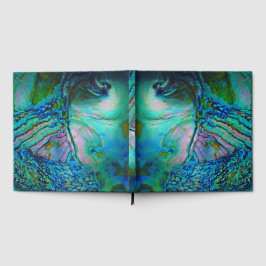 Turquoise & Blauwe Abalone Schelp Gastenboek