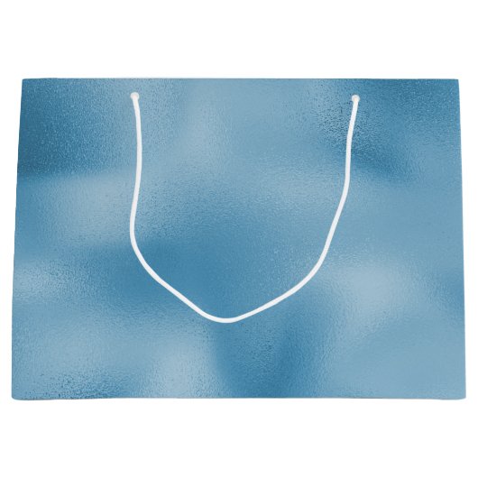 Turquoise Blauwe Bruiloft   Groot Cadeauzakje (Voorkant)