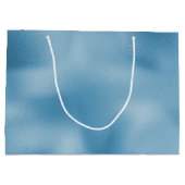 Turquoise Blauwe Bruiloft   Groot Cadeauzakje (Achterkant)