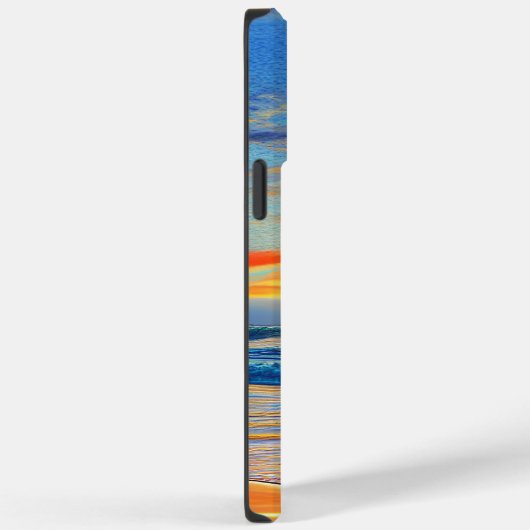 Turquoise blauwe oceaan op zonsondergang Case-Mate iPhone case (Achterkant / Rechts)