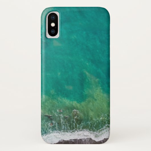 Turquoise Blauwe Strand Case-Mate iPhone Case (Achterkant)