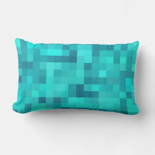 Turquoise Blauwgroen Blue Pattern Kussen