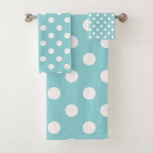 Turquoise Bleu & Blanc Points