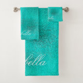 Turquoise bleu bleu vert gouttes nom (En situation)