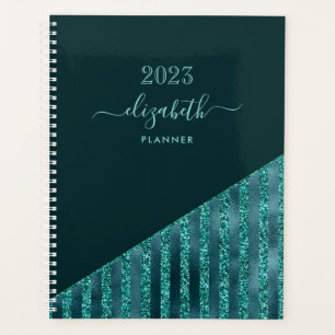 Turquoise bleu moderne tendance Parties scintillan