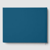 Turquoise bleu simple stylisé Mariage (Verso)