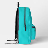 Turquoise Blue Backpack Bedrukte Rugzak (Links)