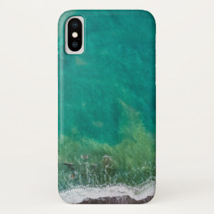 Turquoise Blue Beach iPhone X Hoesje