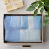 Turquoise Blue Beach Sunset Tissue Paper Tissuepapier (Geschenk)