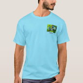 Turquoise Blue Discus T-shirt (Voorkant)